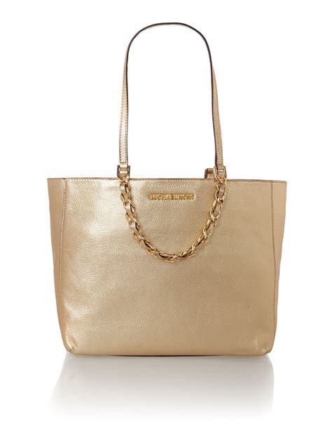 gold metallic michael kors purse|michael kors gold evening bag.